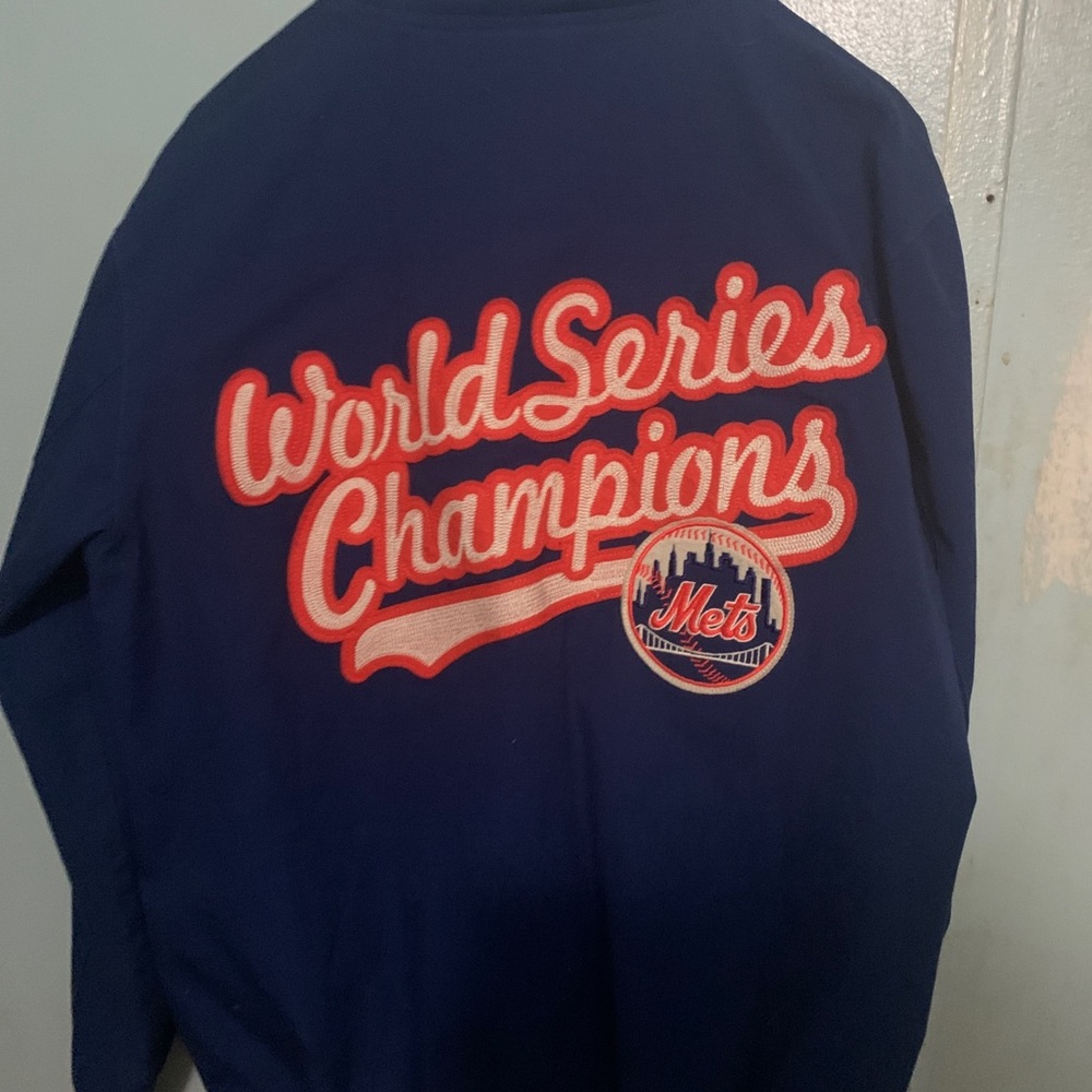Ny World Series baseball jacket size large but fit xl - Picture 6 of 16